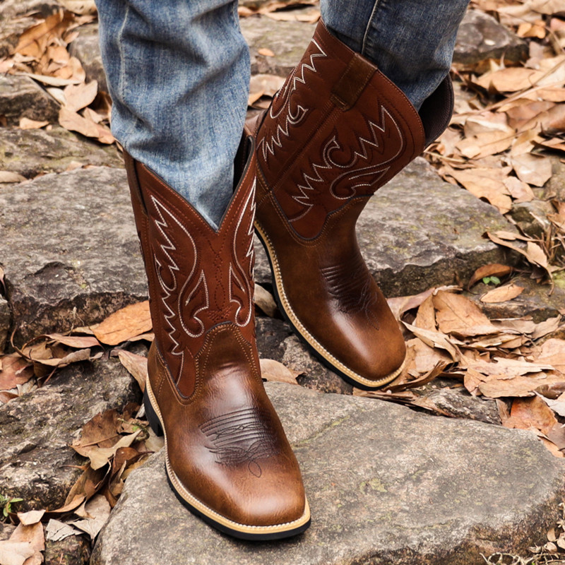 Mens Fashion Zapatos - Moda Erkek Kadın Orta buzağı botları