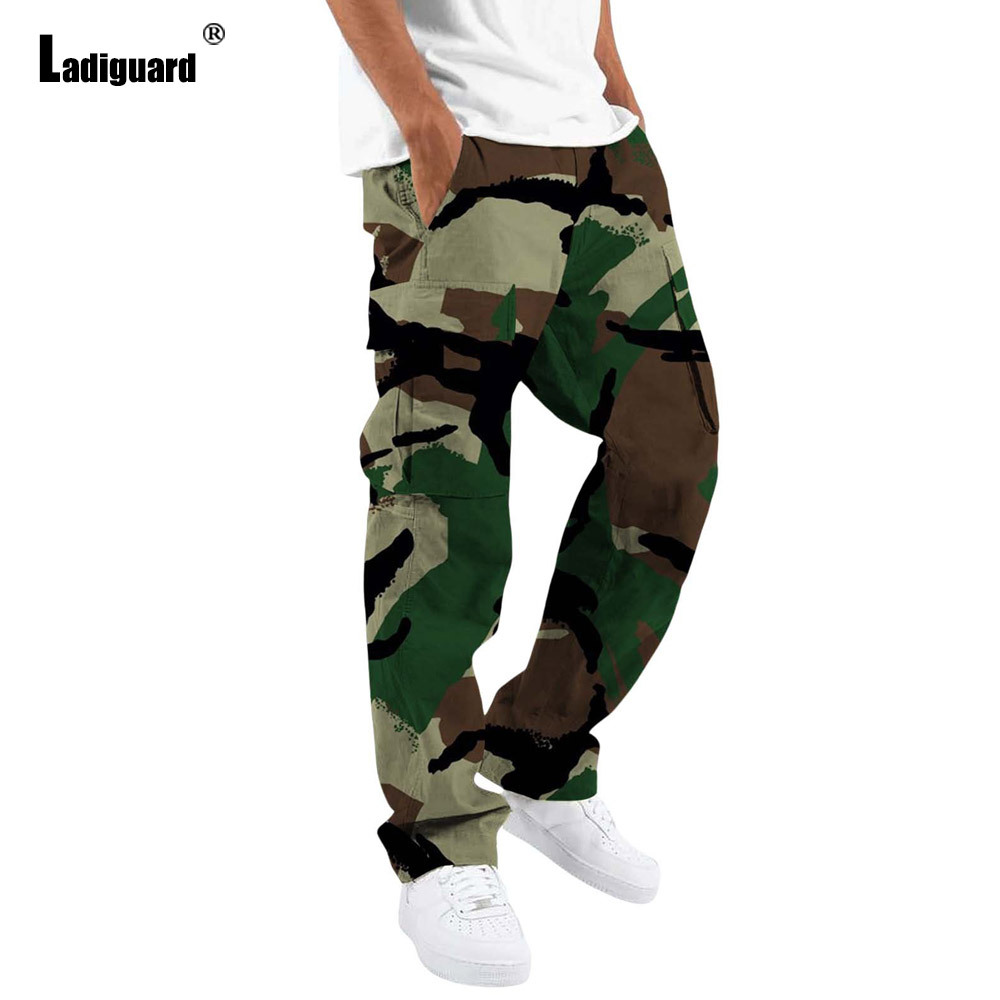 Mens Fashion Camo Pants - 2025 erkek Standı Cep Moda Camo
