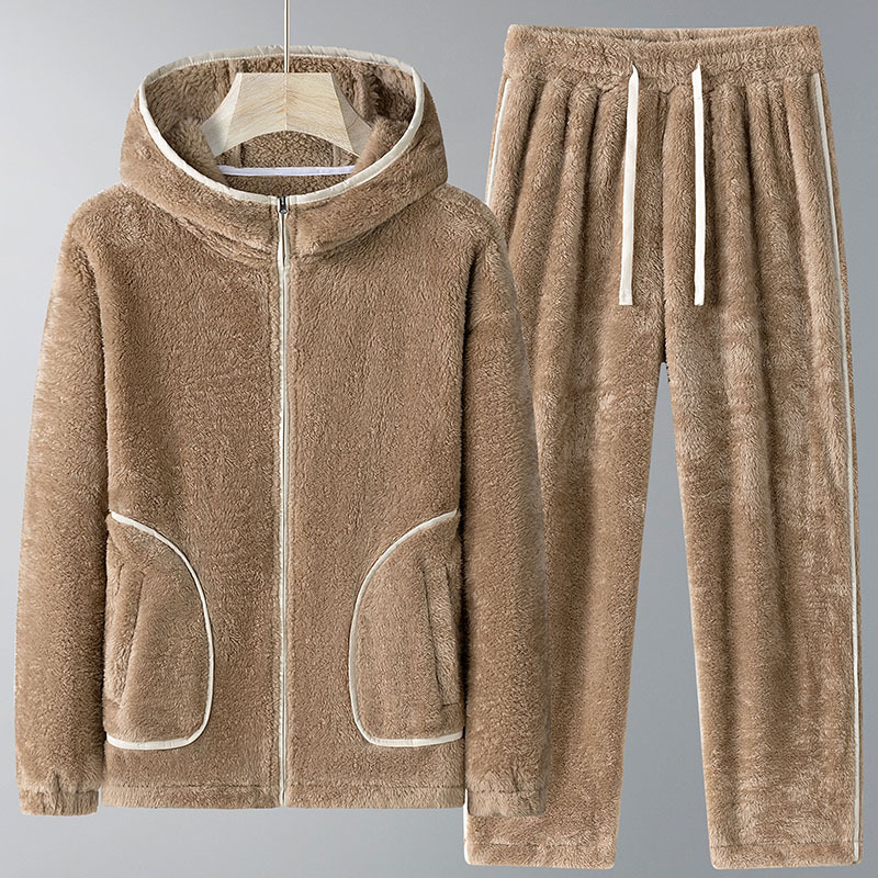 Men'S Fashion Zipper Hoodie - 2026 Kış Yeni Erkek Kapüşonlu Takımı,