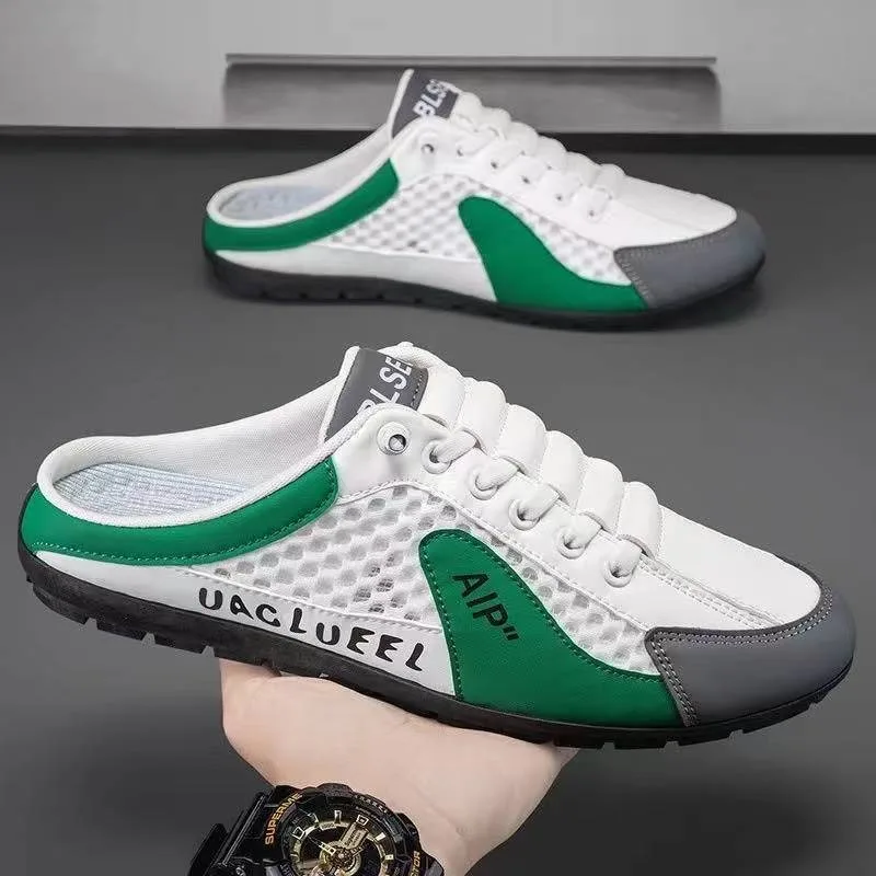 Mens Fashion Zapatos - Erkek Moda Yumuşak tabanlı Yarım Terlik