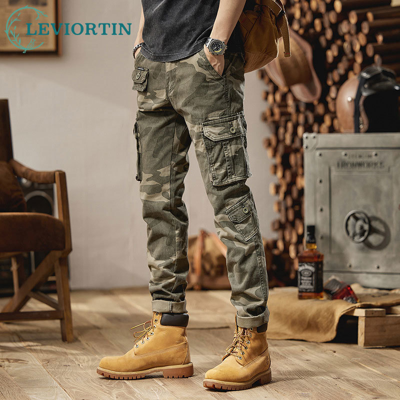 Mens Fashion Camo Pants - 2025 Dört Mevsim Erkek Moda Trendy