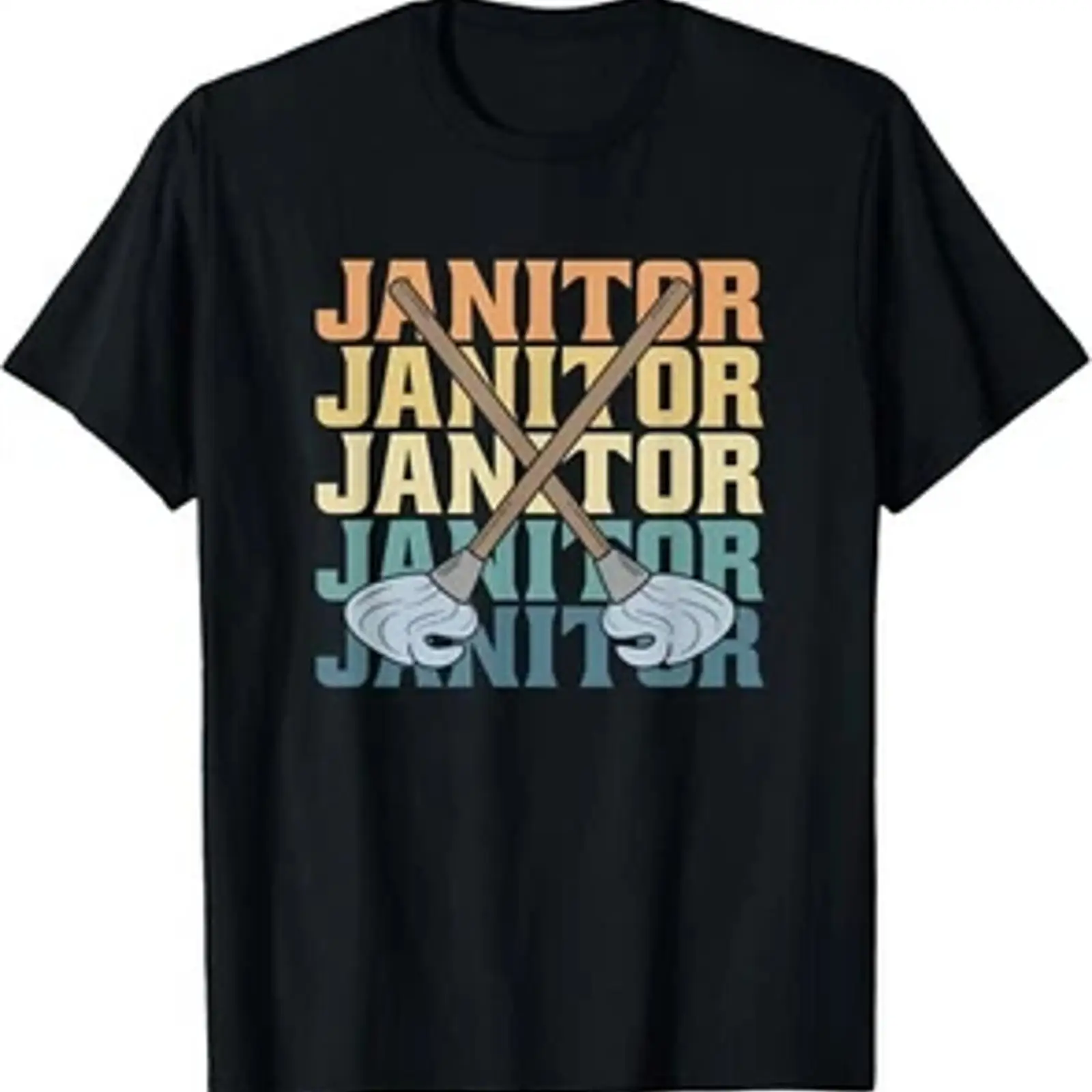 Men'S Fashion Depot - Retro Janitor Depot Vintage Tişört vintage