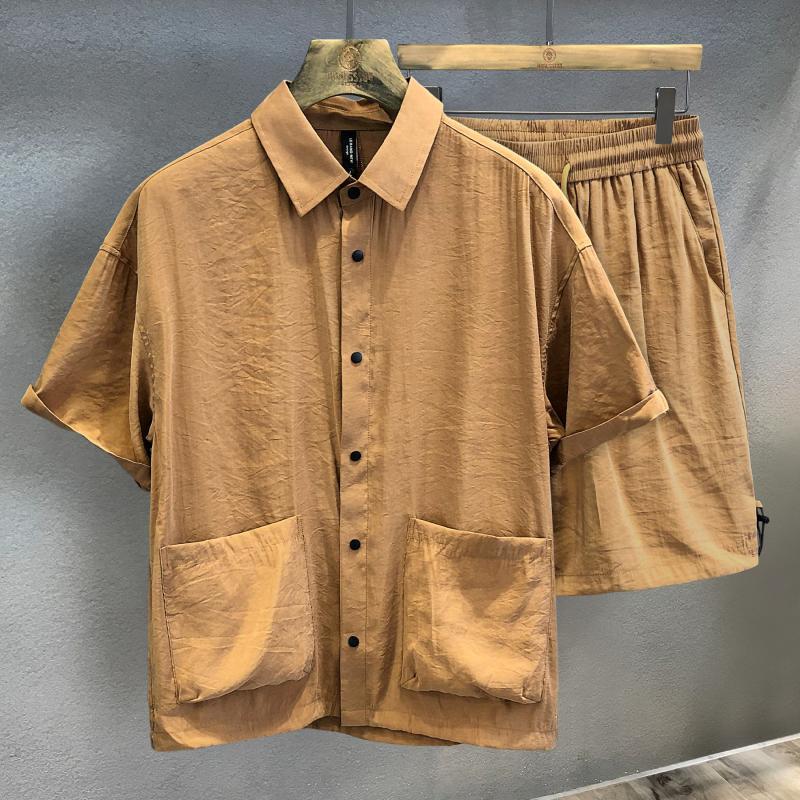 Men'S Fashion Plus - Buz İpek Soğutucu Kumaş Erkek Yazlık