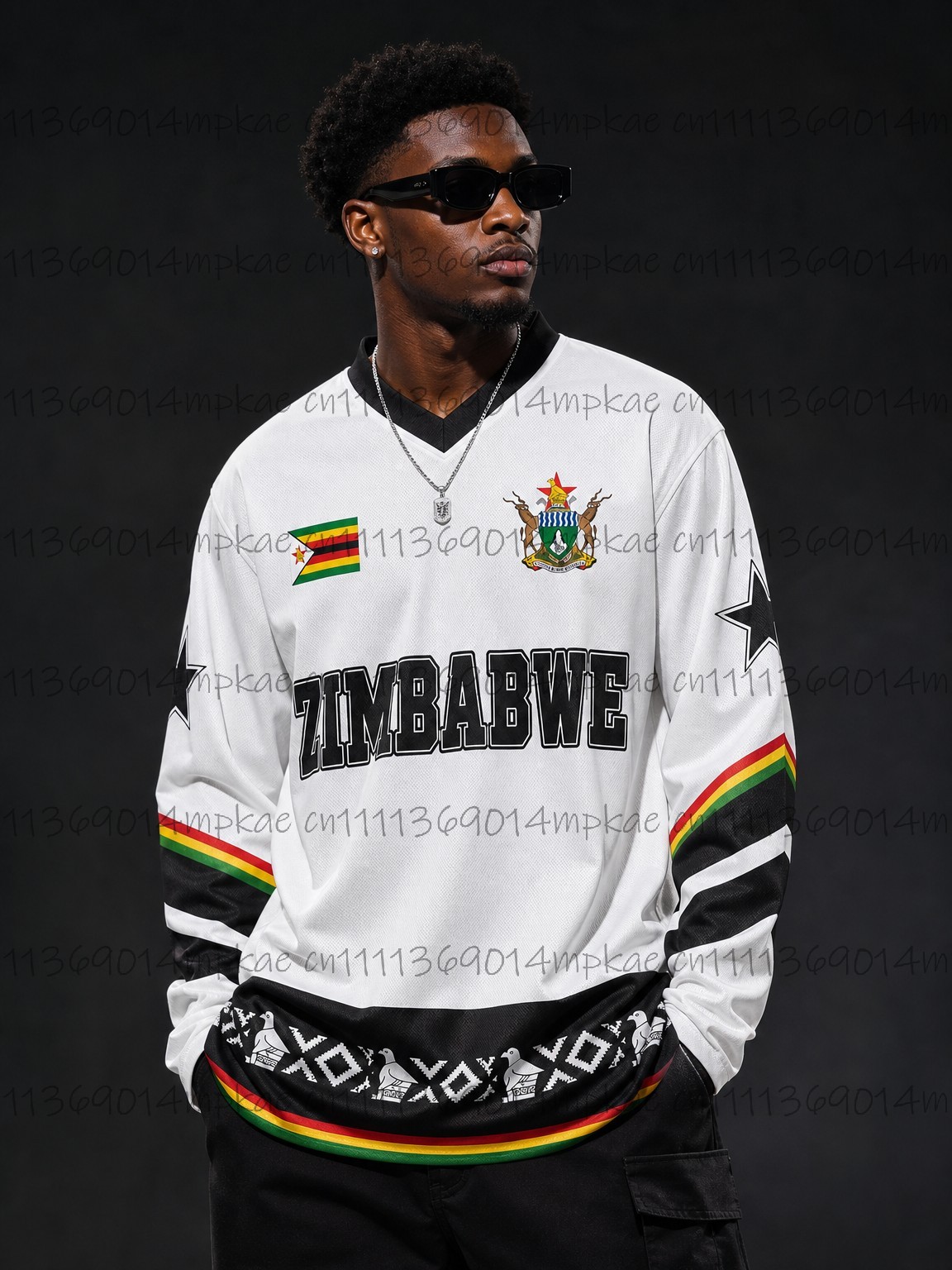 Men'S Fashion Trends - Sonbahar Zimbabve Etnik Sokak Stili Baskılı