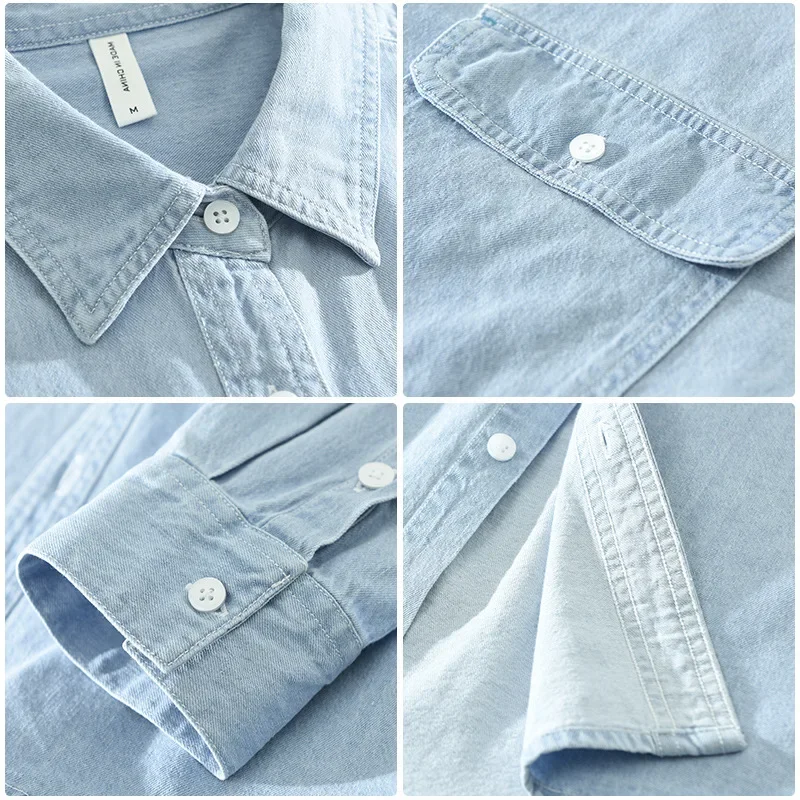 Kore Moda Erkek Denim Gömlek İ - Jeans Shirt Fashion For Men incelemesi ve fiyatı