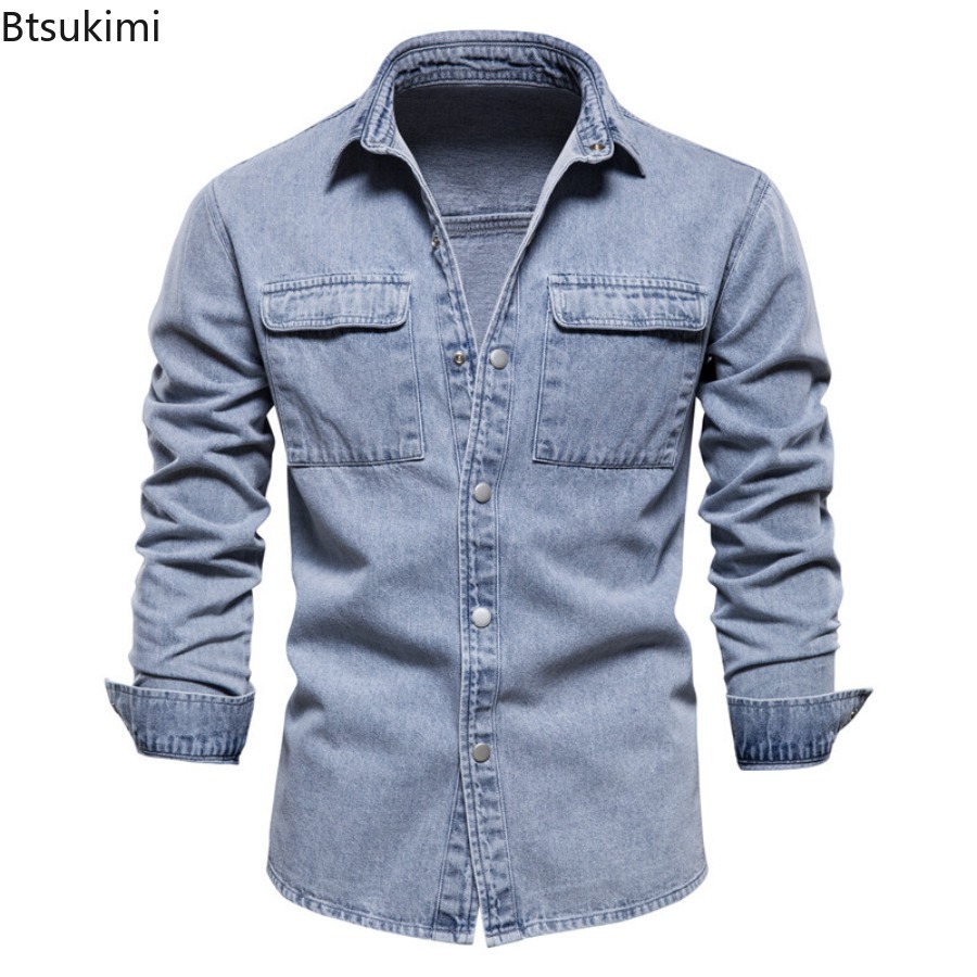 İlkbahar Sonbahar Erkek Modası - Jeans Shirt Fashion For Men incelemesi ve fiyatı