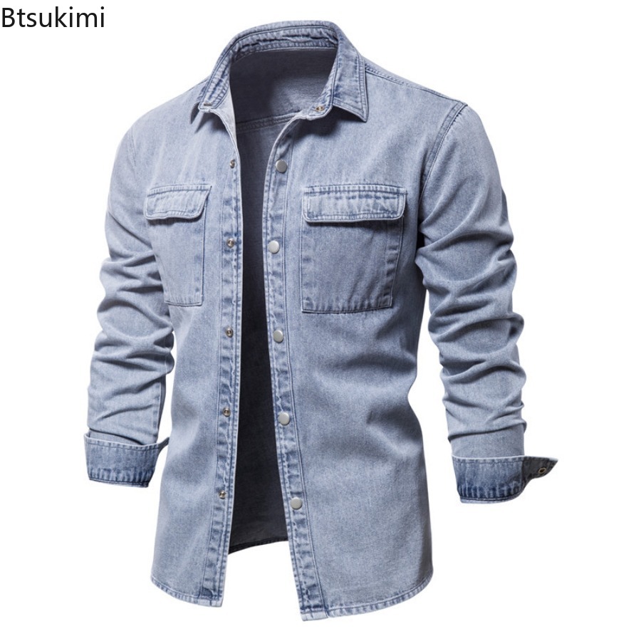 İlkbahar Sonbahar Erkek Modası - Jeans Shirt Fashion For Men incelemesi ve fiyatı