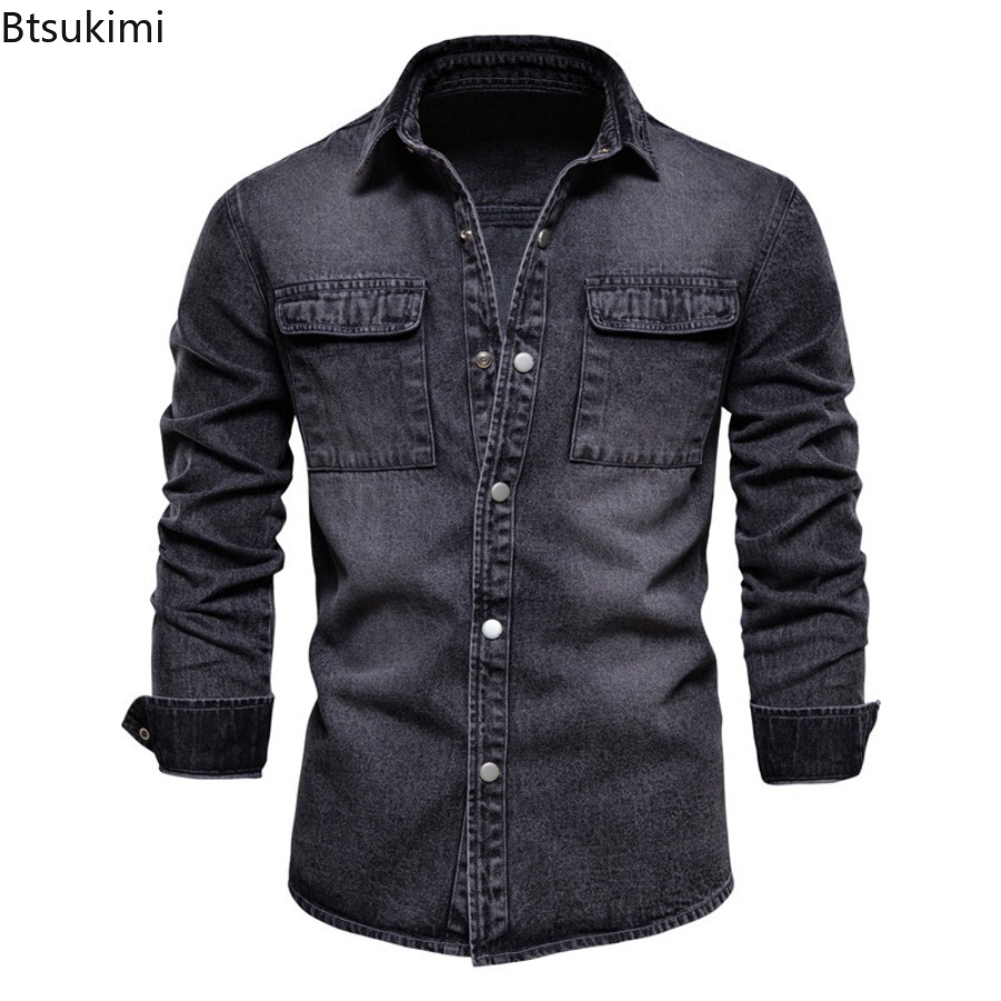 İlkbahar Sonbahar Erkek Modası - Jeans Shirt Fashion For Men incelemesi ve fiyatı