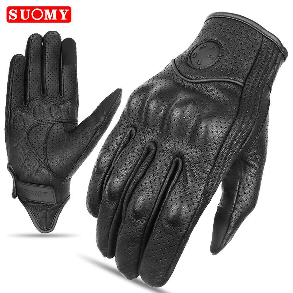 SUOMY Vintage motosiklet eldiv - Men'S Fashion Gloves incelemesi ve fiyatı