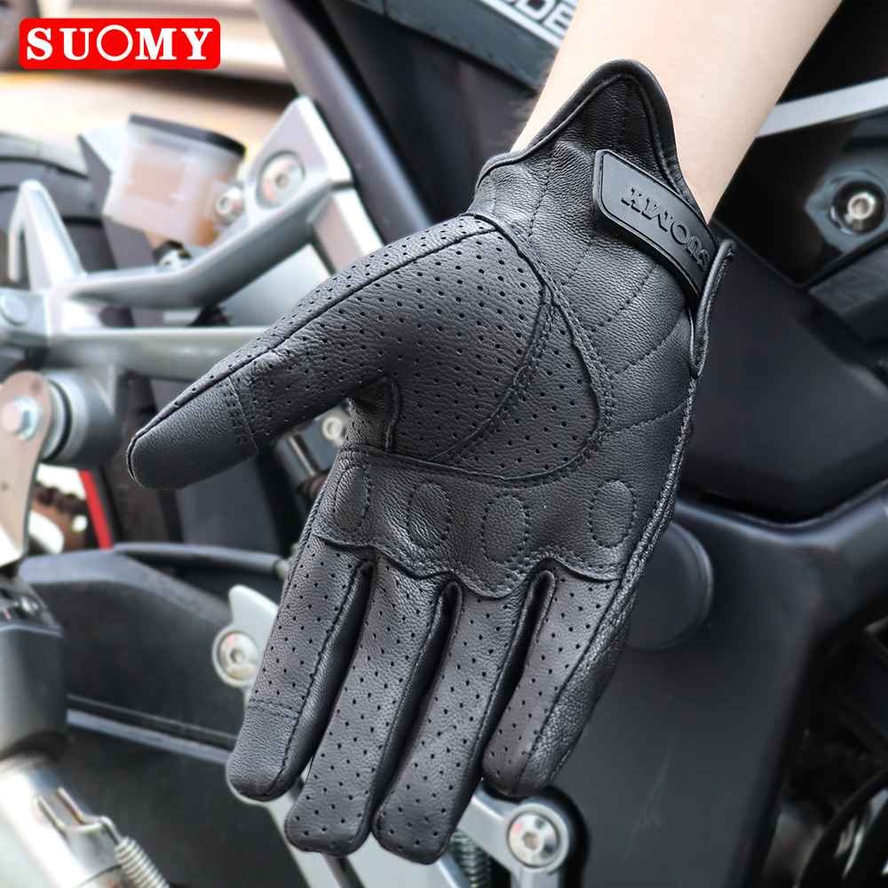 SUOMY Vintage motosiklet eldiv - Men'S Fashion Gloves incelemesi ve fiyatı