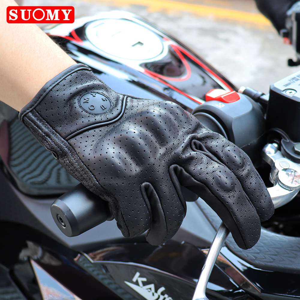SUOMY Vintage motosiklet eldiv - Men'S Fashion Gloves incelemesi ve fiyatı