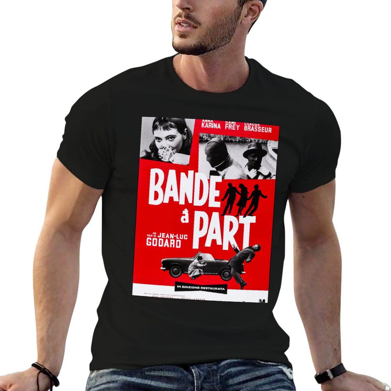 Bande A Part - Jean-Luc Godard - Jeans Shirt Fashion For Men incelemesi ve fiyatı