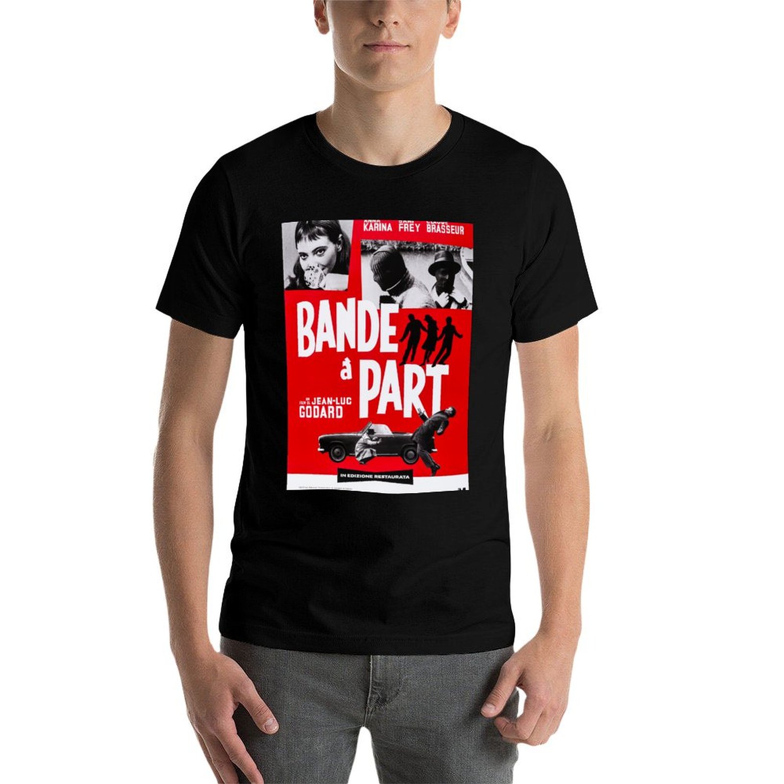 Bande A Part - Jean-Luc Godard - Jeans Shirt Fashion For Men incelemesi ve fiyatı