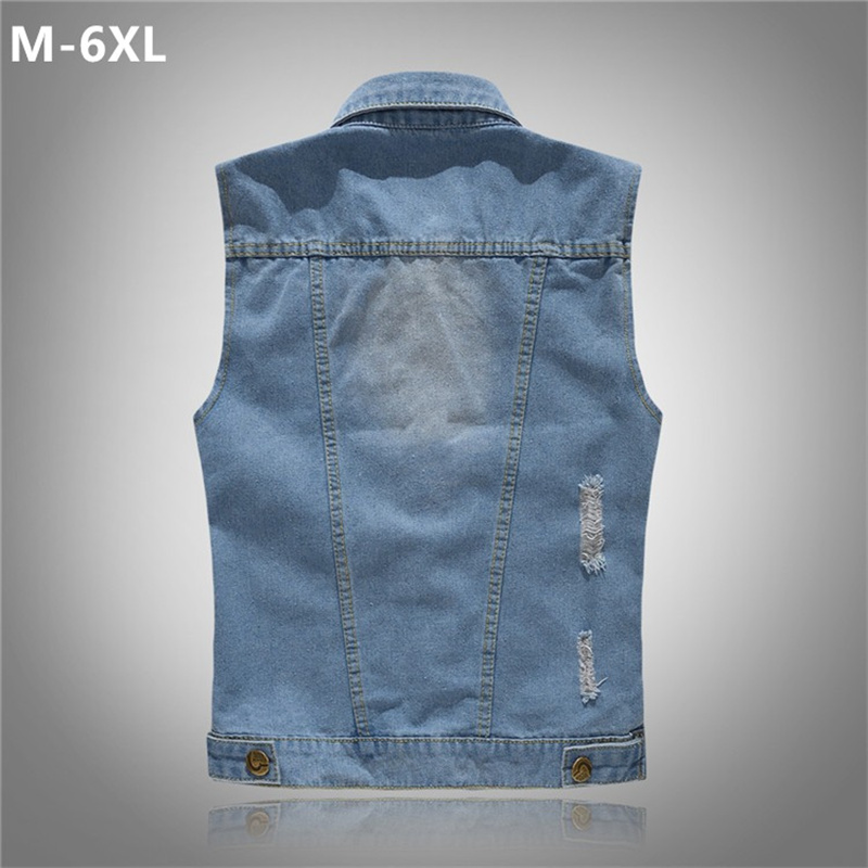 Yırtık Kot Yelek Erkek Kore Fi - Men'S Fashion Vest With Jeans incelemesi ve fiyatı