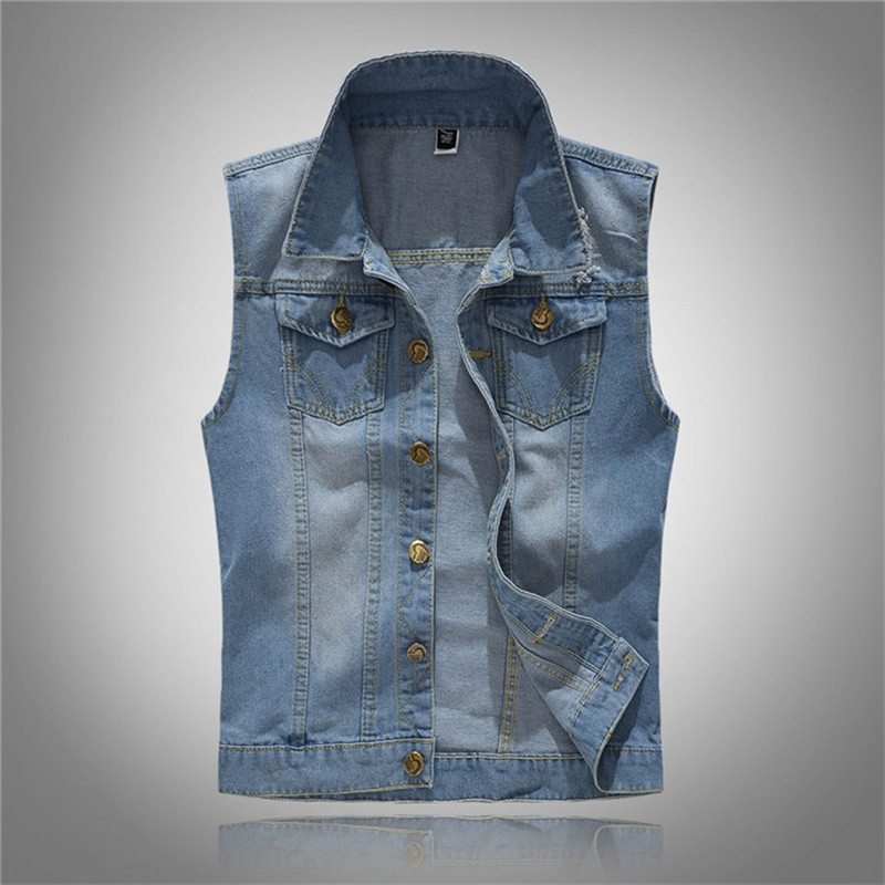 Yırtık Kot Yelek Erkek Kore Fi - Men'S Fashion Vest With Jeans incelemesi ve fiyatı