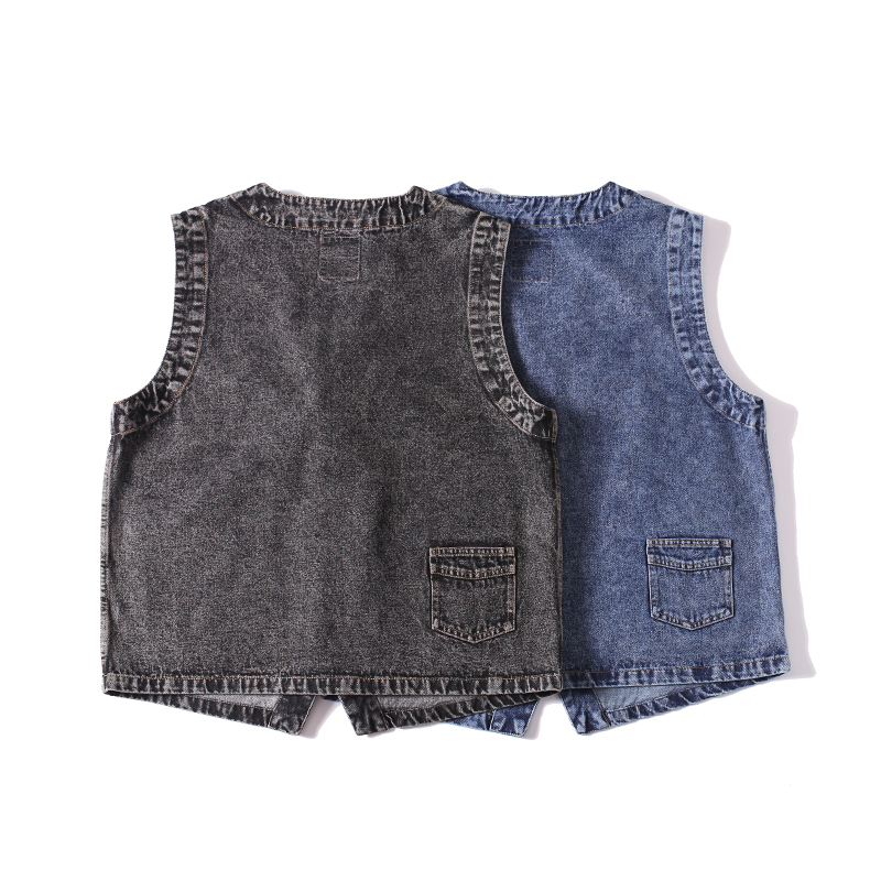 Erkekler japon streetwear City - Men'S Fashion Vest With Jeans incelemesi ve fiyatı
