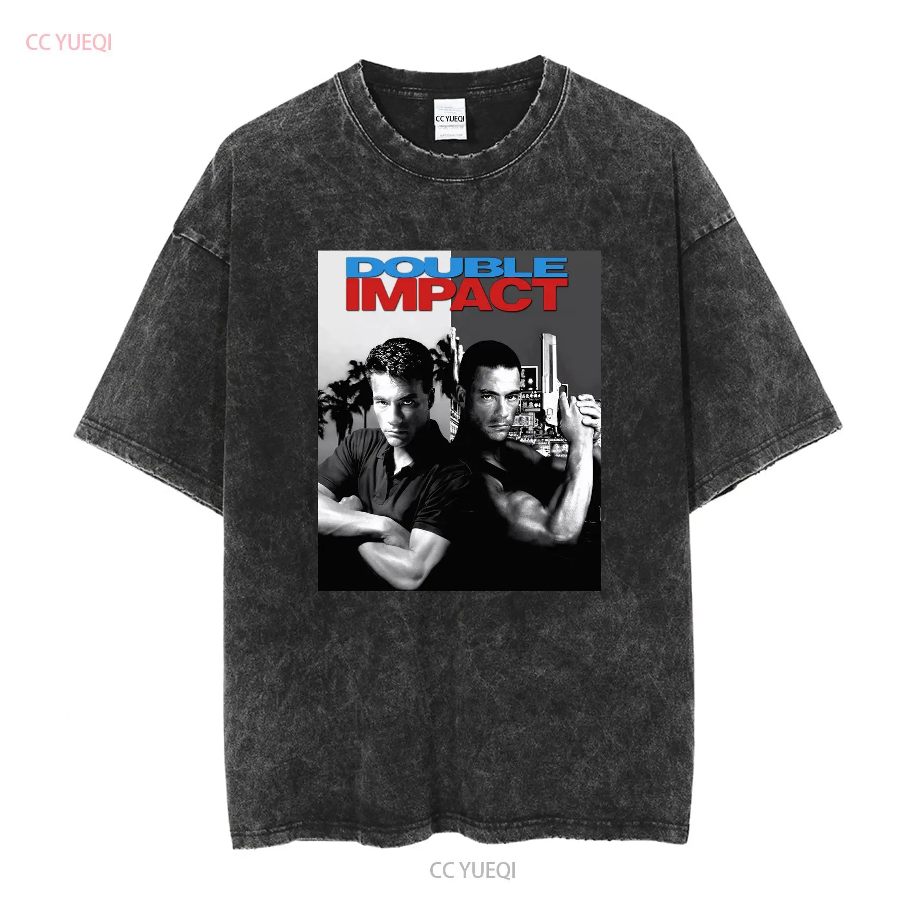 Jean Claude Van Damme T gömlek - Jeans Shirt Fashion For Men incelemesi ve fiyatı