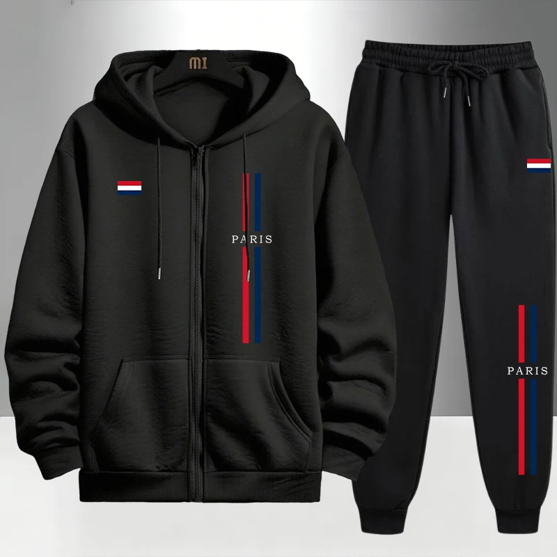 Paris Modası Erkek Takımı Ferm - Men'S Fashion Zipper Hoodie incelemesi ve fiyatı