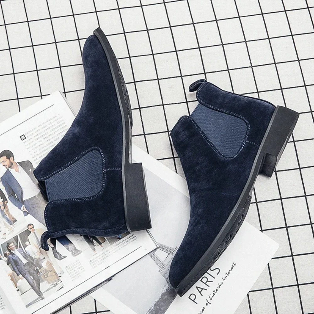 Chelsea Boots Erkekler Mavi Su - Mens Fashion Zapatos incelemesi ve fiyatı