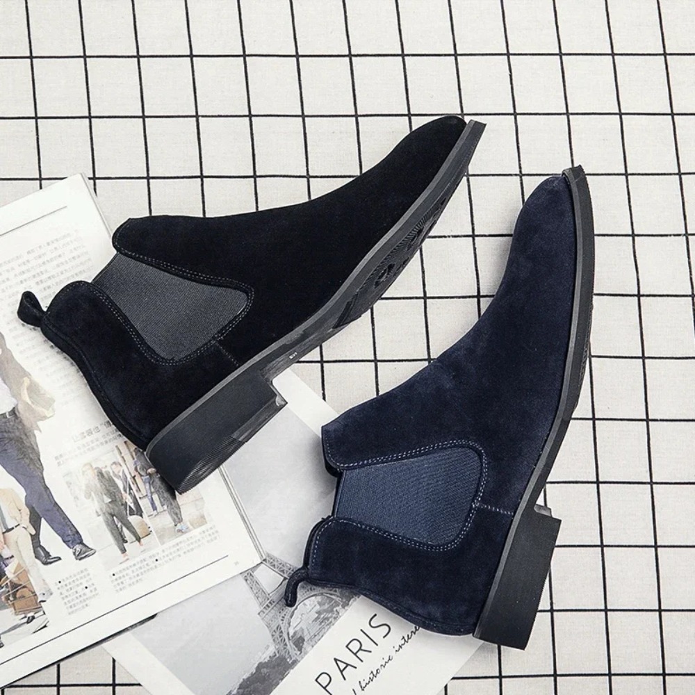 Chelsea Boots Erkekler Mavi Su - Mens Fashion Zapatos incelemesi ve fiyatı