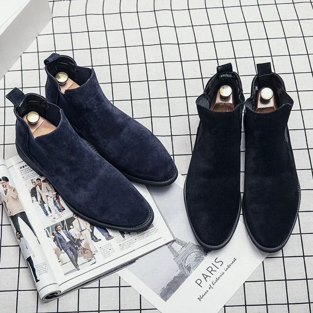 Chelsea Boots Erkekler Mavi Su - Mens Fashion Zapatos incelemesi ve fiyatı