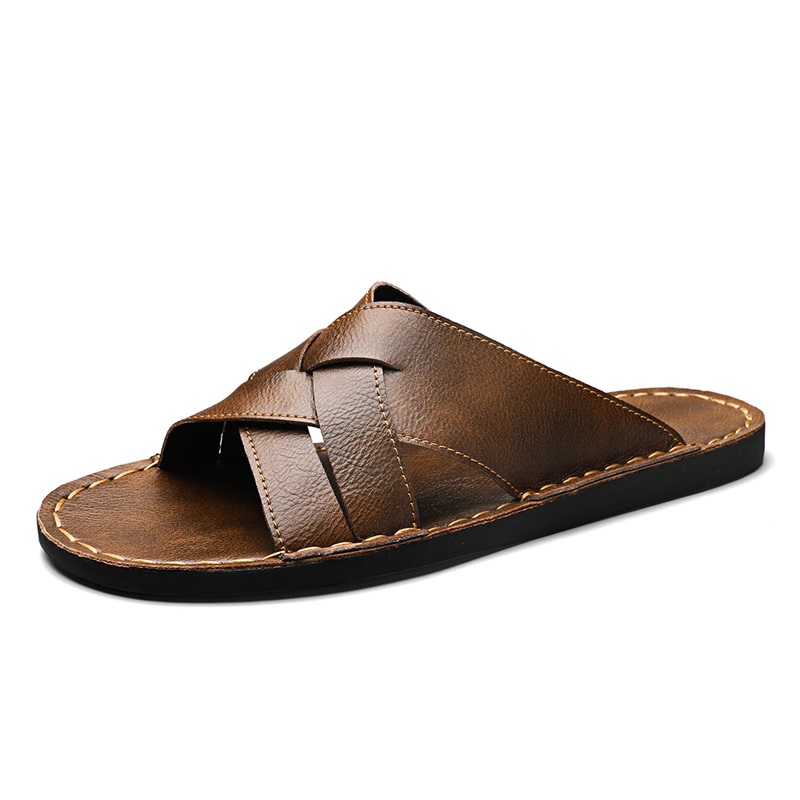 Moda Hakiki Deri Erkek Terlik  - Mens Fashion Zapatos incelemesi ve fiyatı