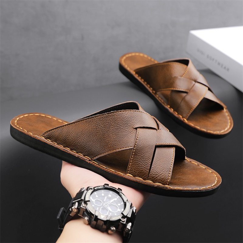 Moda Hakiki Deri Erkek Terlik  - Mens Fashion Zapatos incelemesi ve fiyatı
