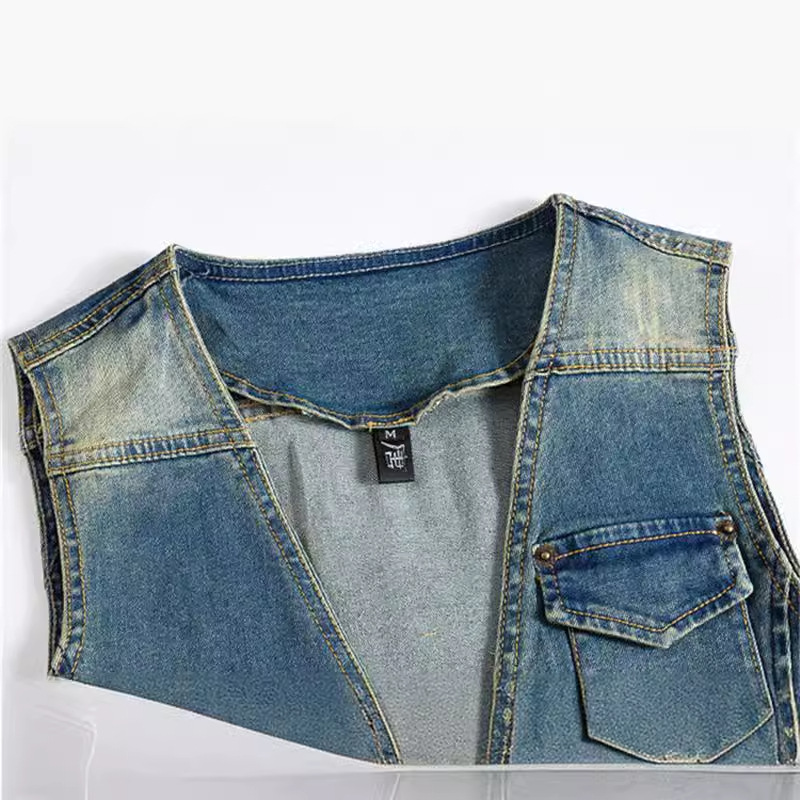 İlkbahar sonbahar yeni moda er - Men'S Fashion Vest With Jeans incelemesi ve fiyatı