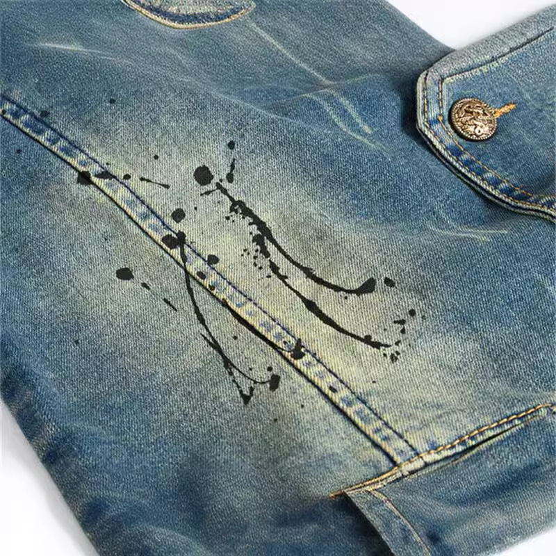 İlkbahar sonbahar yeni moda er - Men'S Fashion Vest With Jeans incelemesi ve fiyatı