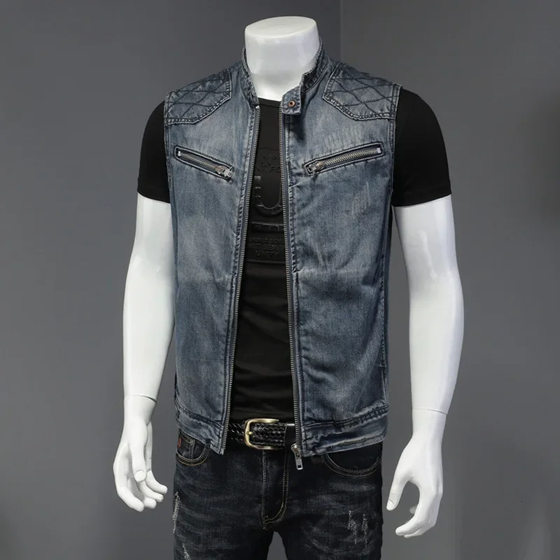 Pop İlkbahar Sonbahar Yeni Mod - Men'S Fashion Vest With Jeans incelemesi ve fiyatı