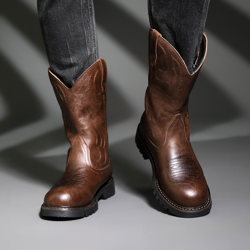 Moda Erkek Kovboy Çizmeleri Ye - Mens Fashion Zapatos incelemesi ve fiyatı
