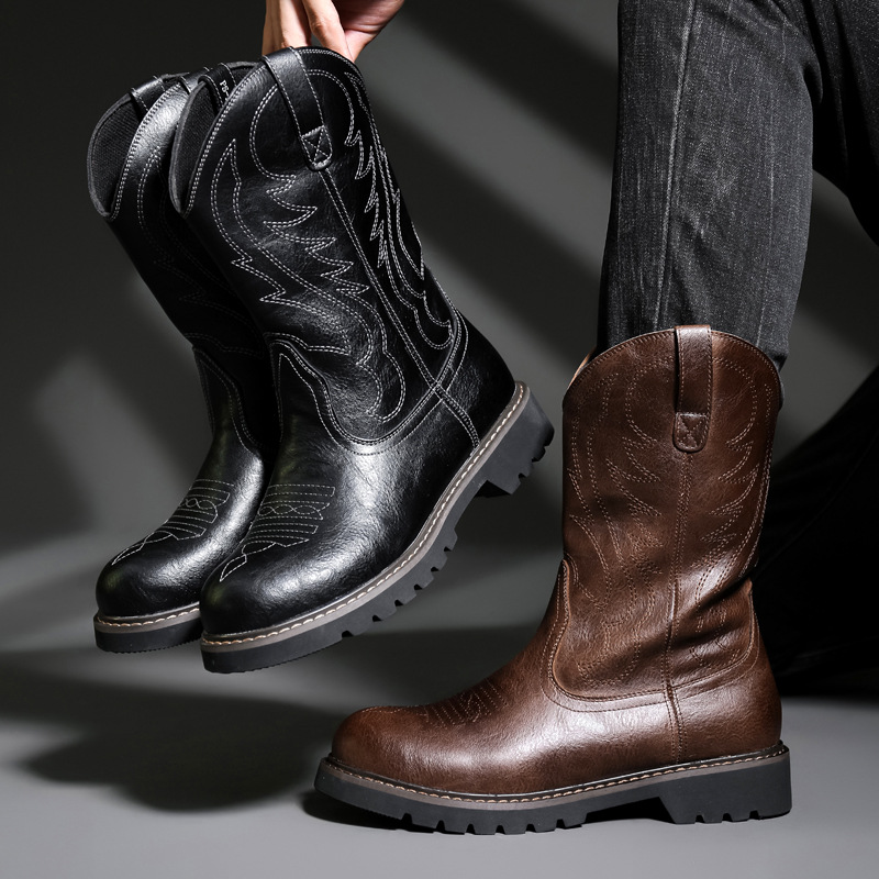 Moda Erkek Kovboy Çizmeleri Ye - Mens Fashion Zapatos incelemesi ve fiyatı