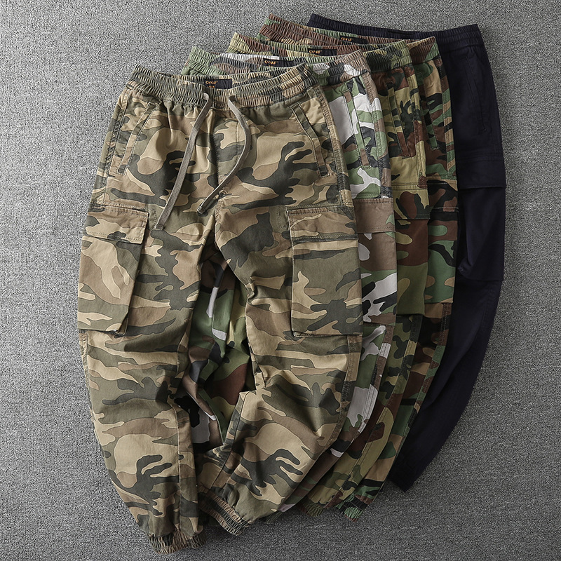 Vintage Camo Çok Cepli Kargo P - Mens Fashion Camo Pants incelemesi ve fiyatı