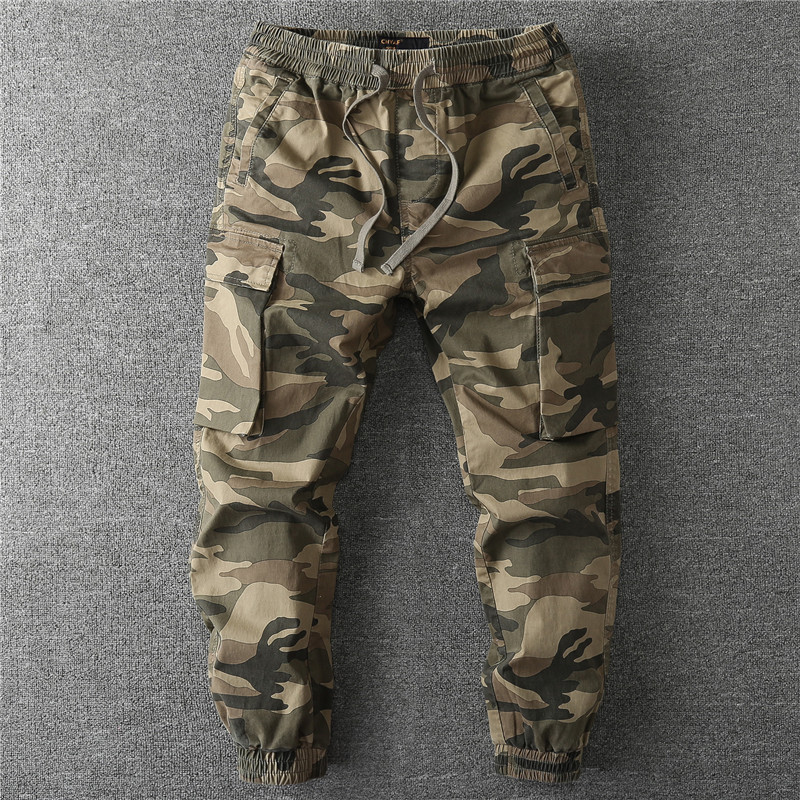 Vintage Camo Çok Cepli Kargo P - Mens Fashion Camo Pants incelemesi ve fiyatı