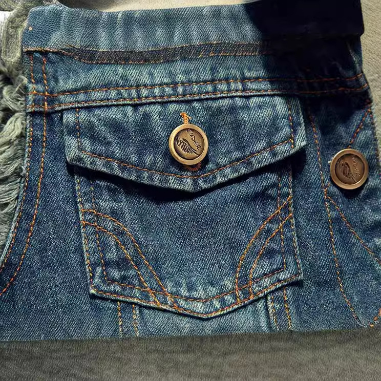 Yeni Moda Erkekler Yırtık Deni - Men'S Fashion Vest With Jeans incelemesi ve fiyatı
