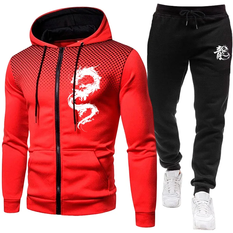 Erkek Paris Ejderha Desenli Mo - Men'S Fashion Zipper Hoodie incelemesi ve fiyatı