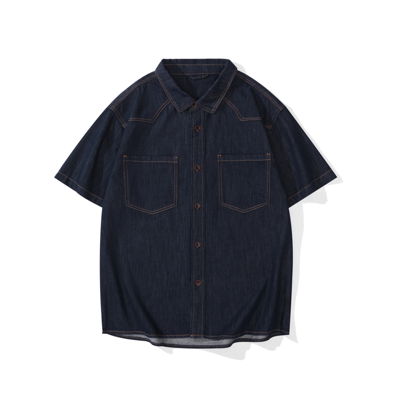 Yaz Hafif Ince Denim Gömlek Er - Jeans Shirt Fashion For Men incelemesi ve fiyatı