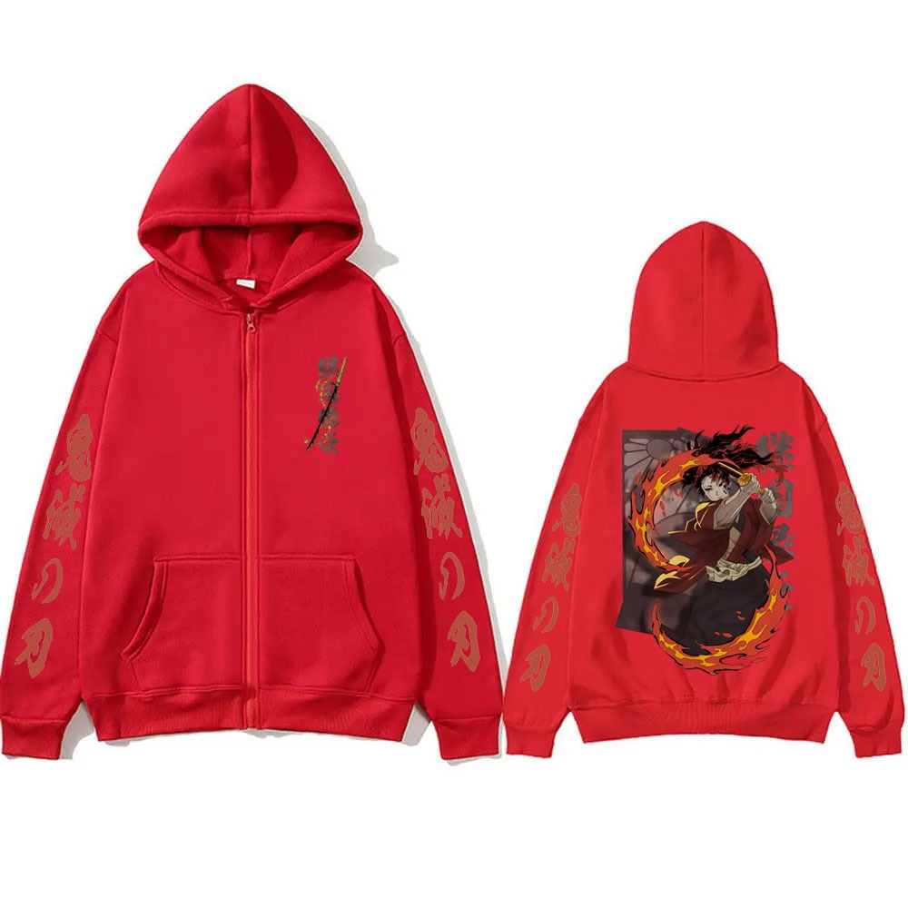 Yeni Demon Slayer Tsugikuni Yo - Men'S Fashion Zipper Hoodie incelemesi ve fiyatı