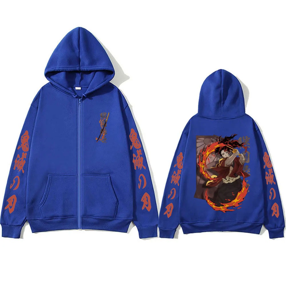 Yeni Demon Slayer Tsugikuni Yo - Men'S Fashion Zipper Hoodie incelemesi ve fiyatı