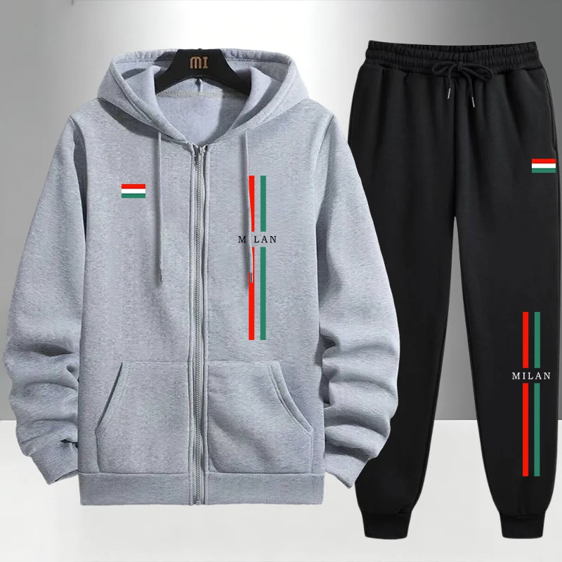 2026 İtalya Baskılı Erkek Takı - Men'S Fashion Zipper Hoodie incelemesi ve fiyatı