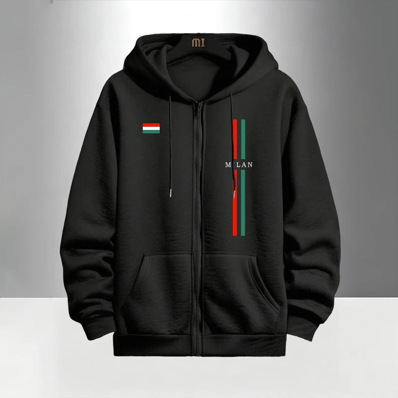 2026 İtalya Baskılı Erkek Takı - Men'S Fashion Zipper Hoodie incelemesi ve fiyatı