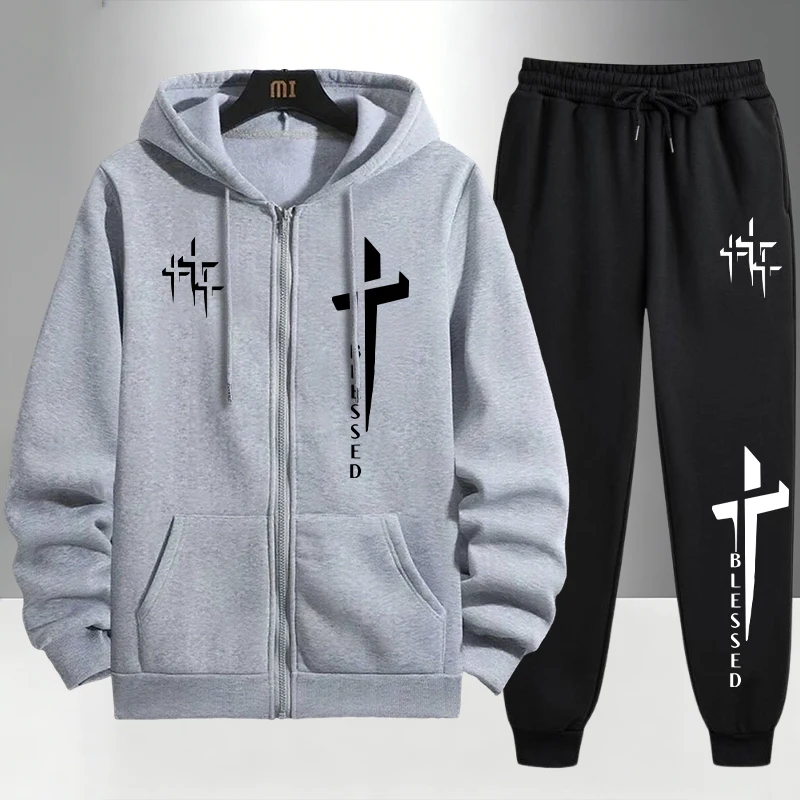 Erkekler için Cross Blessed Ba - Men'S Fashion Zipper Hoodie incelemesi ve fiyatı