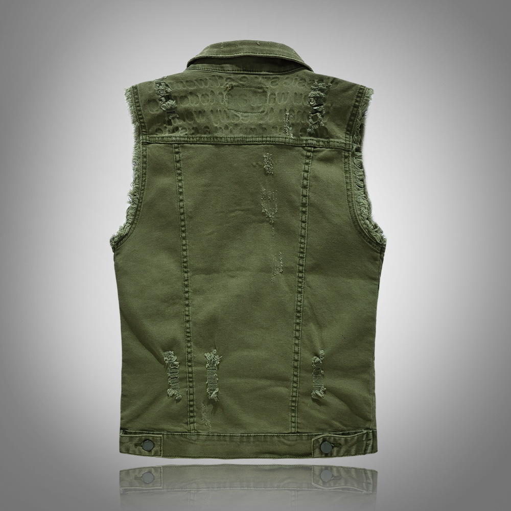 Yeni Moda Erkekler Yeşil Rahat - Men'S Fashion Vest With Jeans incelemesi ve fiyatı