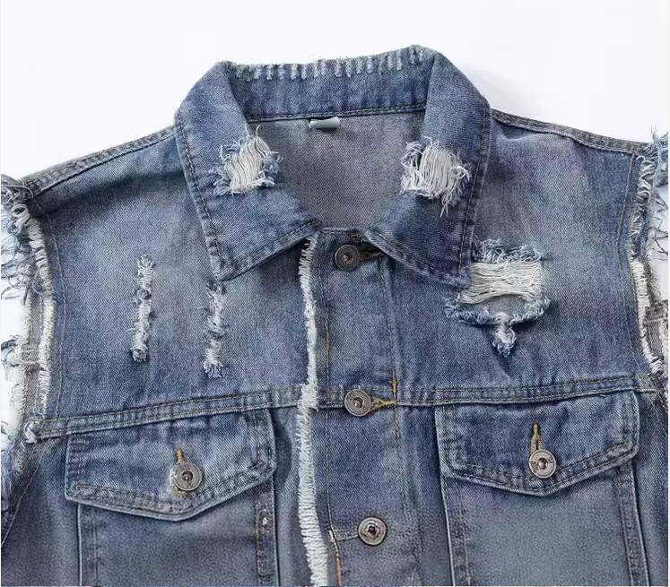 Yeni Moda Erkekler Mavi Rahat  - Men'S Fashion Vest With Jeans incelemesi ve fiyatı